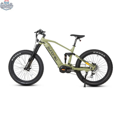 E-Vélo EUNORAU QUEBEC SPECTER-S 3.0 Hunter X9 electric bicycle with sleek frame and advanced features visible in the image.