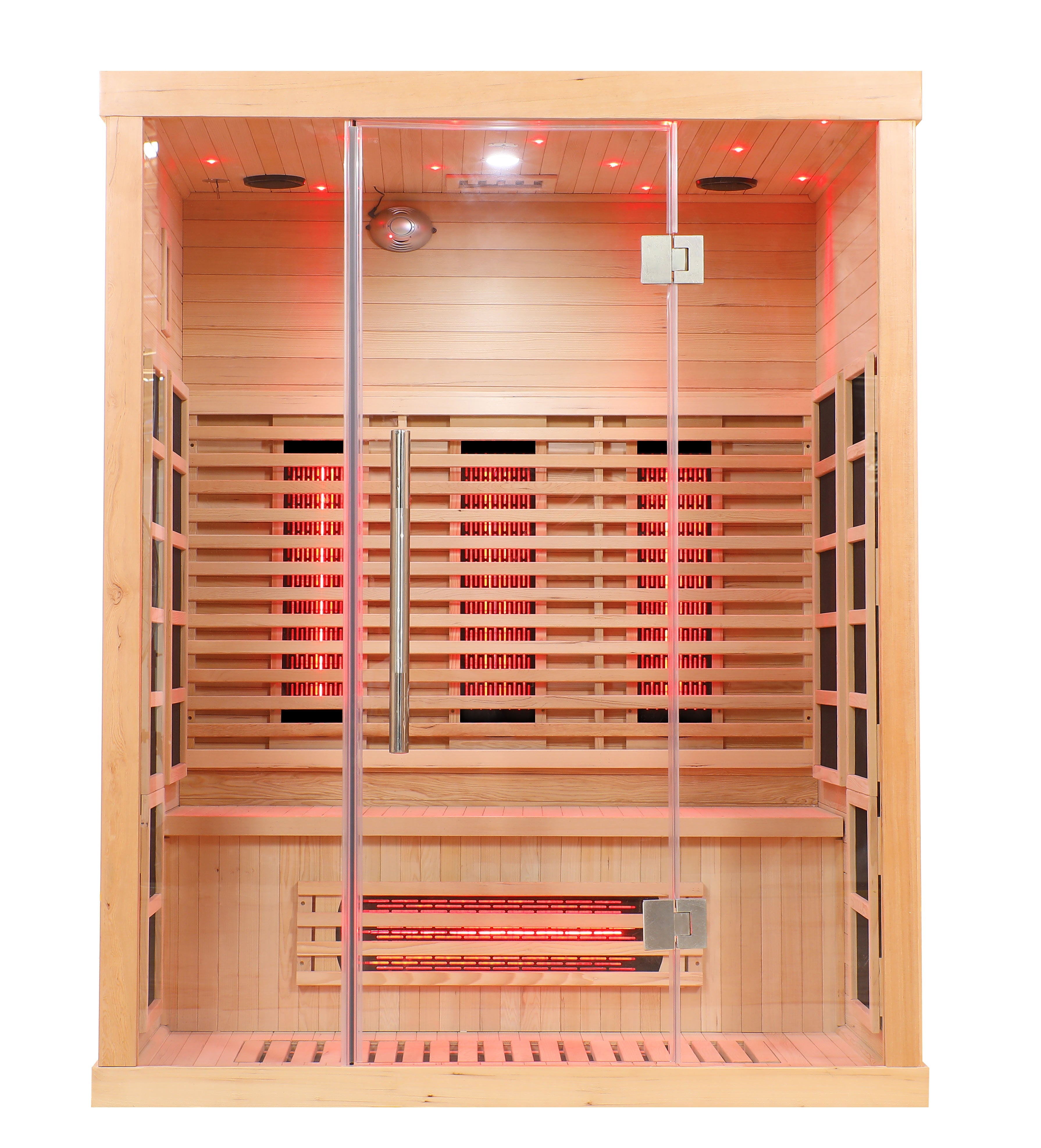 Blisspod | Venetian | Full Spectrum Indoor Premium Canadian Hemlock Ultra Low EMF Sauna | 11 Heaters | Reflexology & Chromotherapy | 3 Person - Www.Shopthatapp.ca