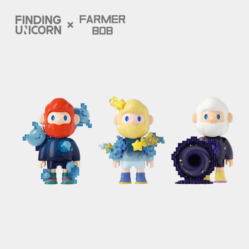 Farmer Bob Next Generation Pixel Universe Blind Box Series by Finding Unicorn - Www.Shopthatapp.ca
