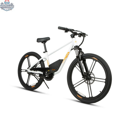 E-Vélo EUNORAU QUEBEC EKIDS24 1.0 kids educational electric bicycle with colorful frame and safety features for young learners