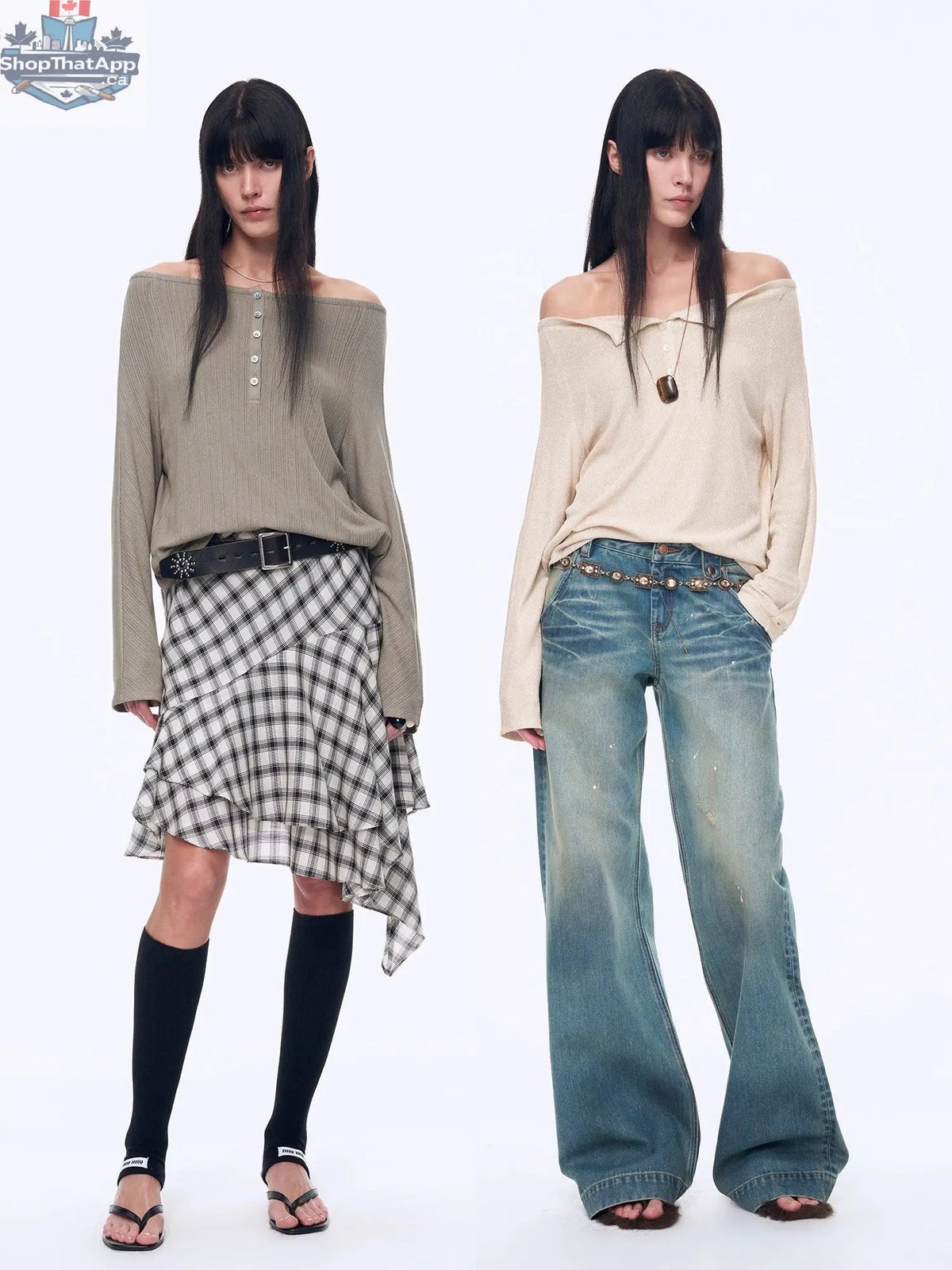 "Fashion Law" Casual One-shoulder Raglan Sleeve T-shirt Top - Shopthatapp.ca