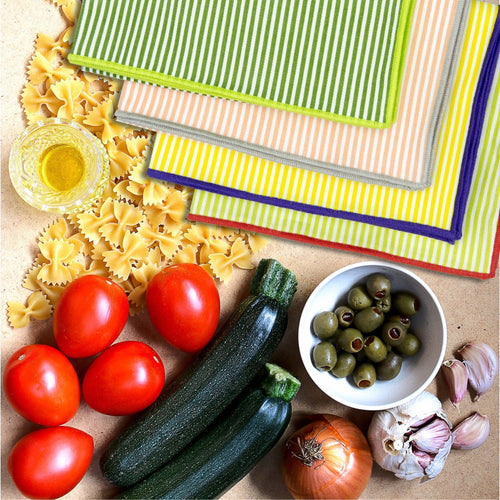 Banker Stripes Tea Towels - Shopthatapp.ca