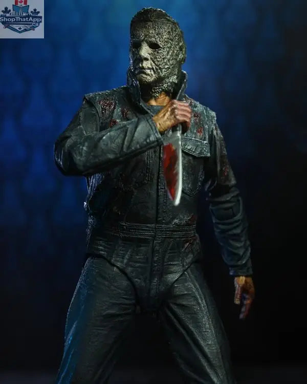 Toy Snowman Halloween Ends Michael Myers ultimate collectible action figure with detailed costume and mask, perfect for fans.