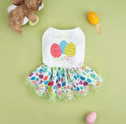 Easter Egg Dog Dress - Festive Luxury Outfit for Your Furry Friend - Shopthatapp.ca