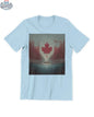 Canada souvenir keepsake with maple leaf design, featuring vibrant colors and intricate details, representing Canadian memories.