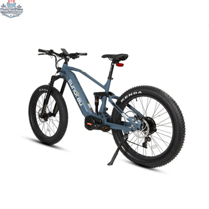 E-Vélo EUNORAU QUEBEC SPECTER-S 3.0 Hunter X9 electric bicycle with sleek frame and advanced mountain bike features.