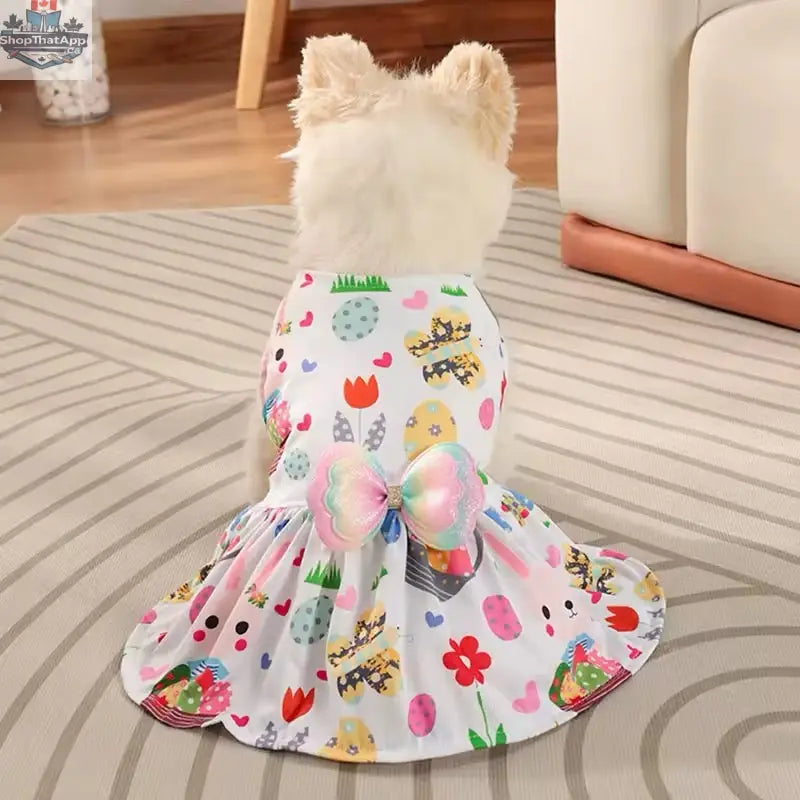 Easter Dog Dress – Festive Luxury Dog Dress for Spring Celebrations - Shopthatapp.ca