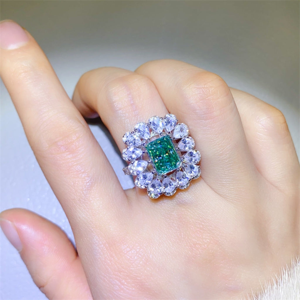 3 Carat Moissanite Ring in 925 Sterling Silver - Shopthatapp.ca