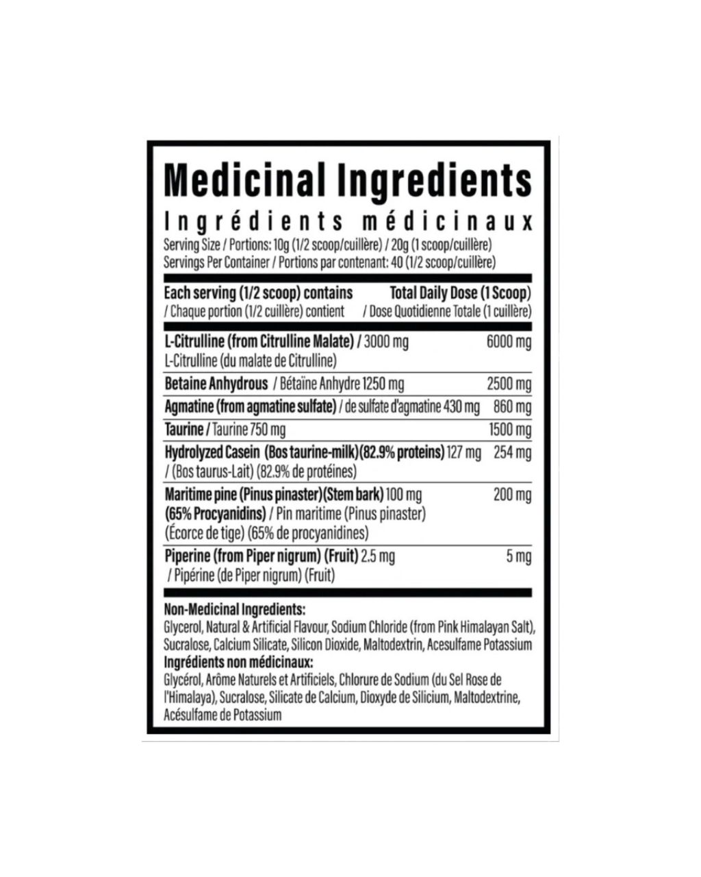 TC Nutrition Batch 27 Pump Stim Free Pre-Workout - Www.Shopthatapp.ca