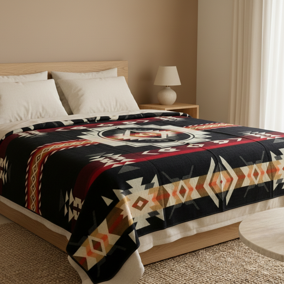 OLDTRIBES™ Four Winds Alpaca Blanket