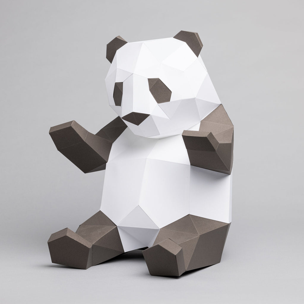 DIY Panda 3D Origami paper model Kit - Www.Shopthatapp.ca