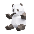 DIY Panda 3D Origami paper model Kit - Www.Shopthatapp.ca