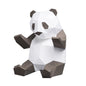 DIY Panda 3D origami paper model kit by Sofs Lifestyle, featuring colorful paper sheets and folding instructions for creative origami craft.