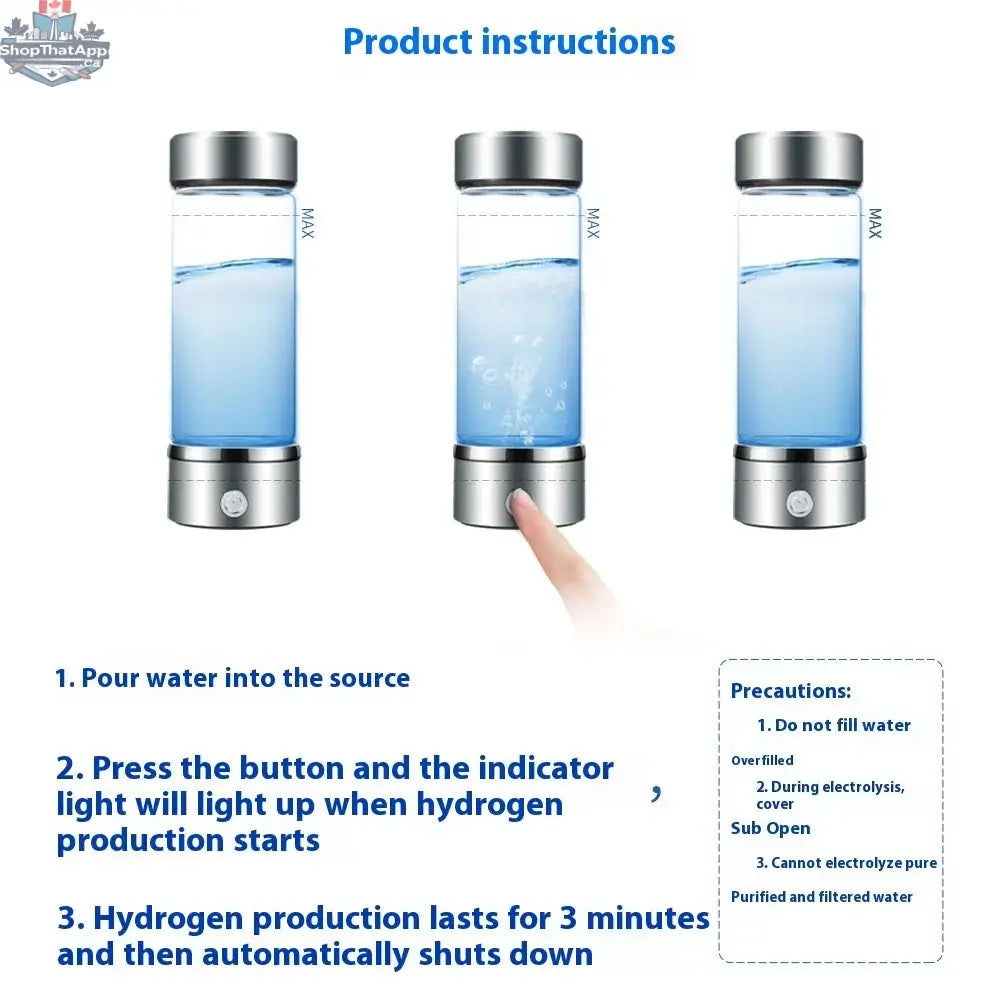 SPE Quantum Hydrogen-Rich Water Cup - Shopthatapp.ca