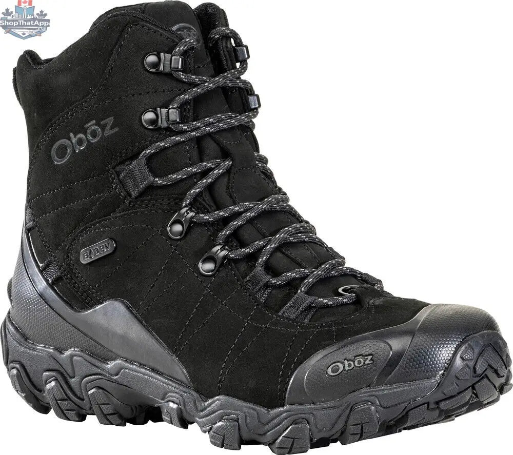 Oboz Men's Bridger 8" B-Dry Insulated Boots -10C to -20C Comfort Range, Size 8 US - Shopthatapp.ca