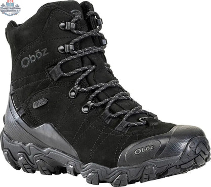 Oboz Men's Bridger 8" B-Dry Insulated Boots -10C to -20C Comfort Range, Size 8 US - Shopthatapp.ca
