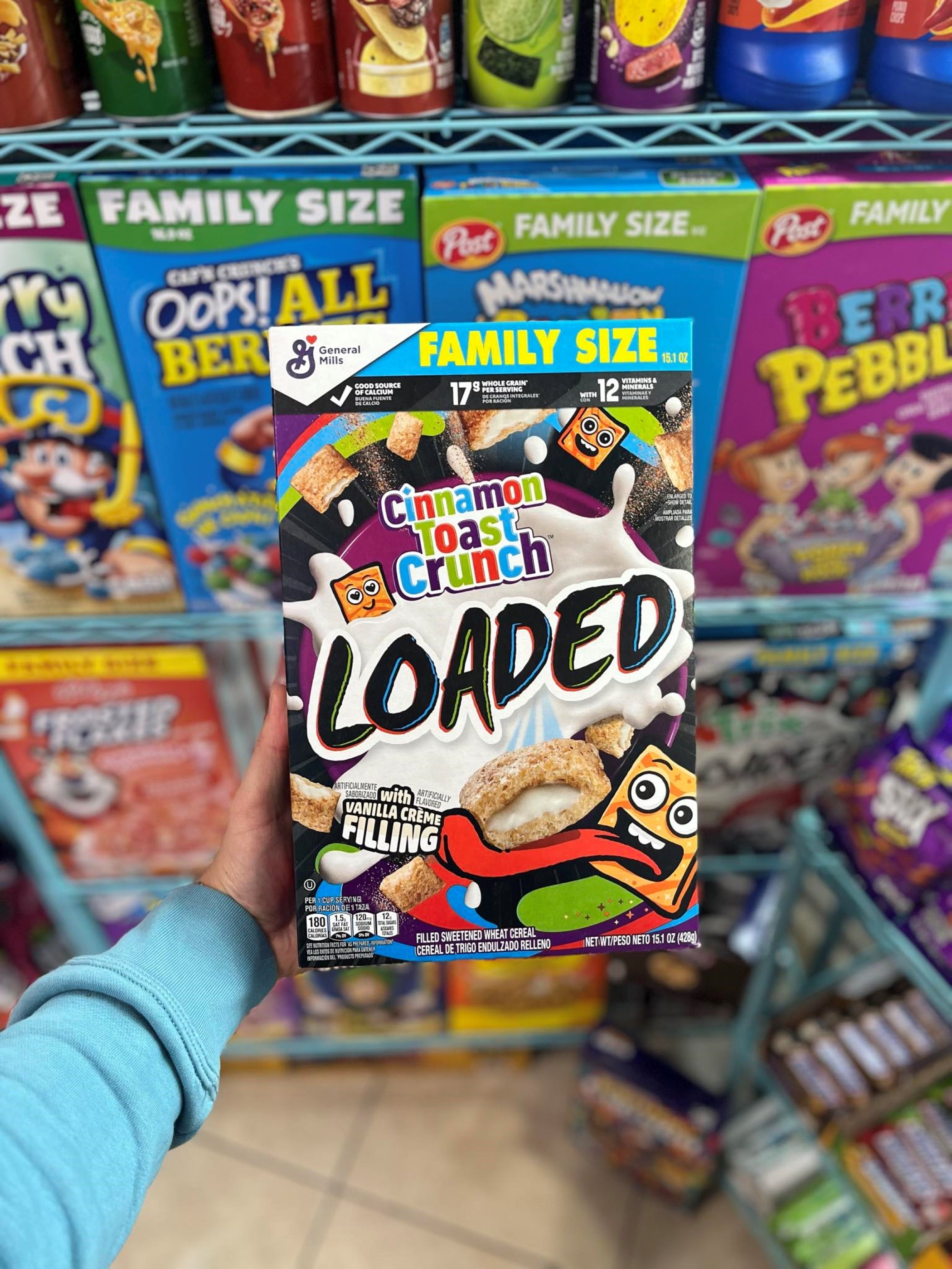 (USA) CINNAMON TOAST CRUNCH LOADED (FAMILY SIZE) - 428G - Www.Shopthatapp.ca