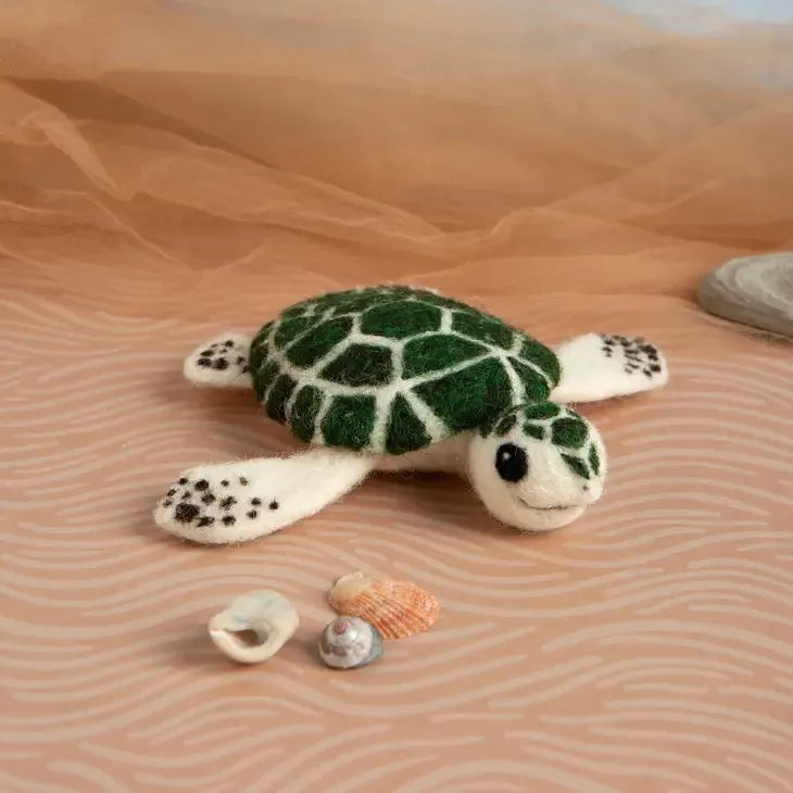 Hawthorn Handmade - Sea Turtle Mini Felting Kit - Shopthatapp.ca