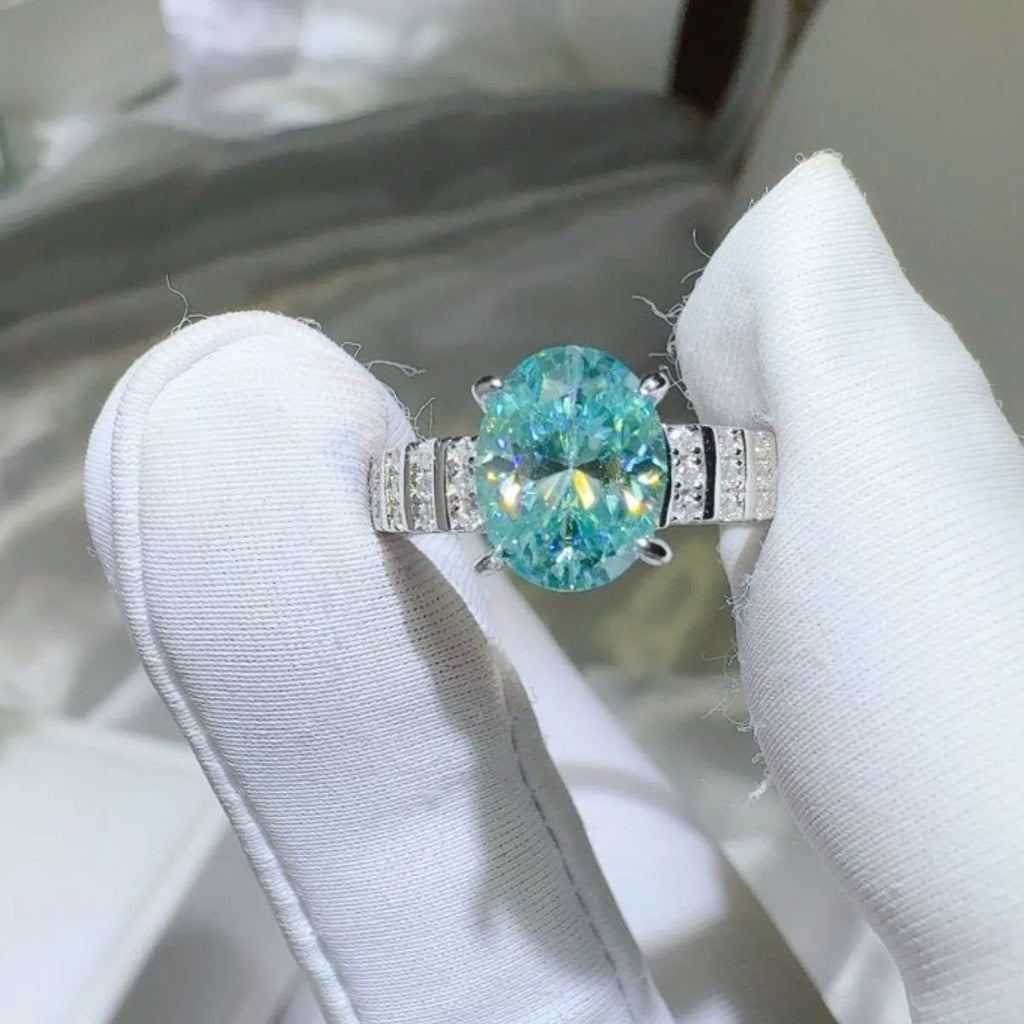2 Carat Moissanite Ring in 925 Sterling Silver - Shopthatapp.ca