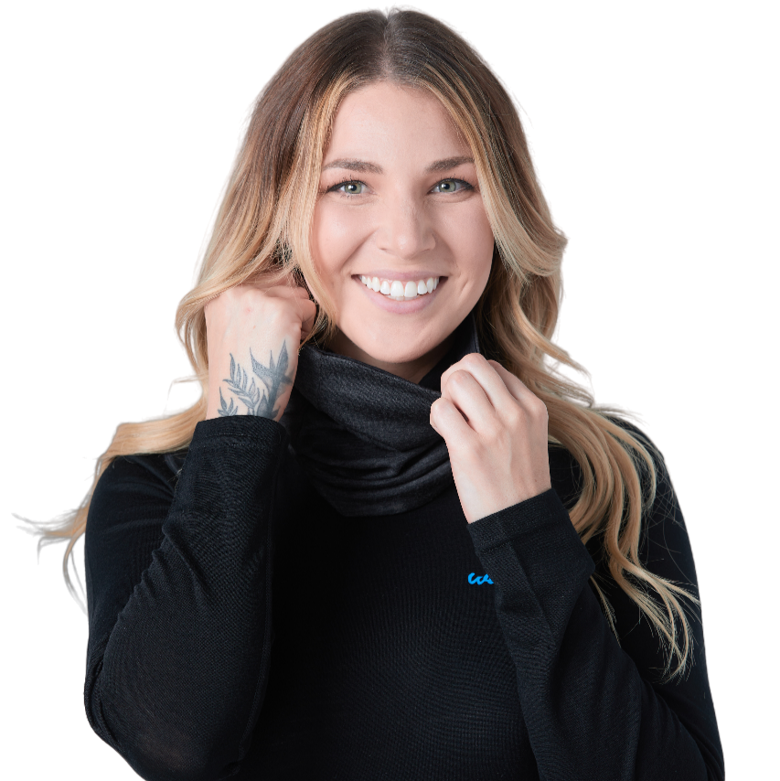 Merino Wool Neck Gaiter — Reversible, Unisex