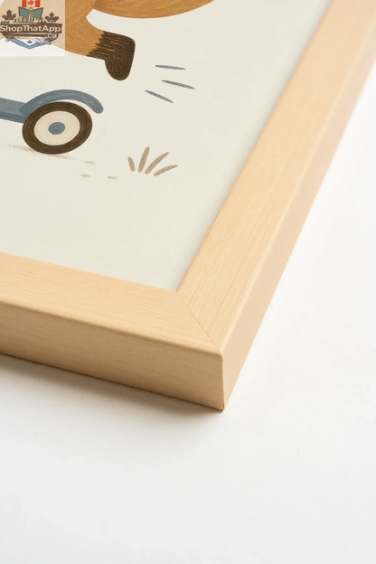 Happy Fox Canvas Art - Oeuvre sur toile rigide, encadré Naturel Clair (collective) - Shopthatapp.ca