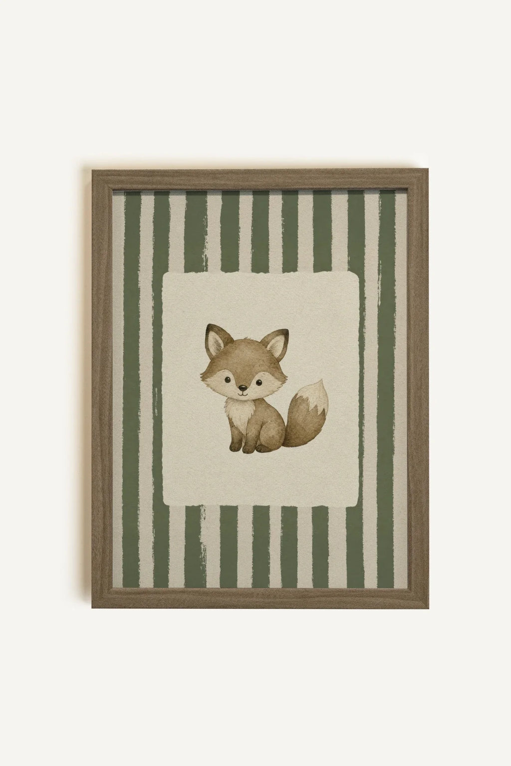 COMPAGNON DES BOIS - Oeuvre sur toile encadrée en rigide avec cadre brun chêne (collective)