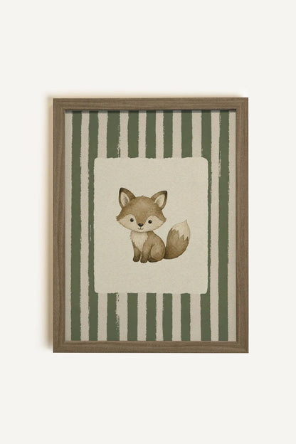 COMPAGNON DES BOIS - Oeuvre sur toile encadrée en rigide avec cadre brun chêne (collective) - Shopthatapp.ca