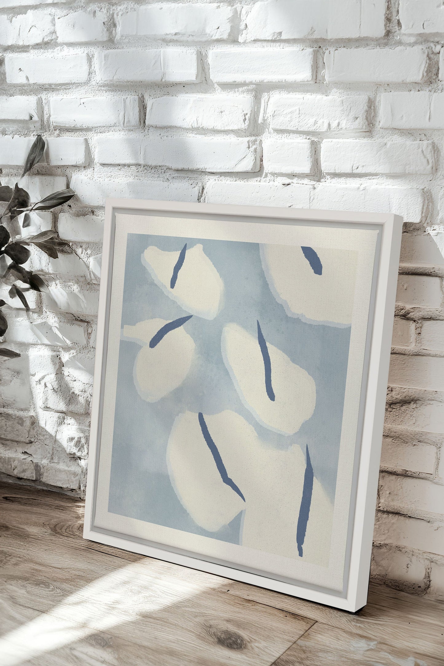 COTON MARINE - Décoration murale élégante sur toile étirée - Shopthatapp.ca