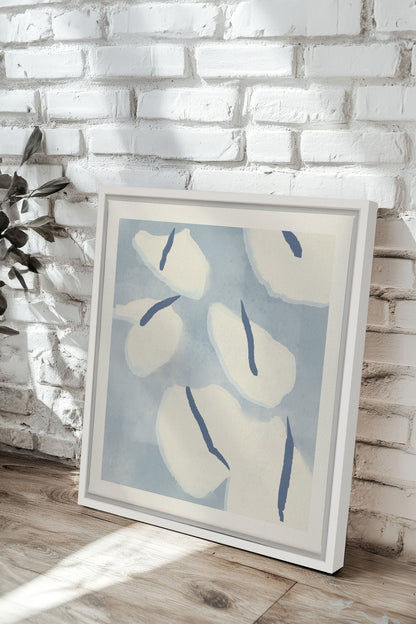 COTON MARINE - Décoration murale élégante sur toile étirée - Shopthatapp.ca