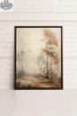 ENIGMATIC FOREST - Enigmatischer Wald Kunstwerk auf Leinwand - Shopthatapp.ca