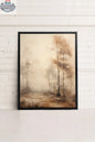 ENIGMATIC FOREST - Enigmatischer Wald Kunstwerk auf Leinwand - Shopthatapp.ca