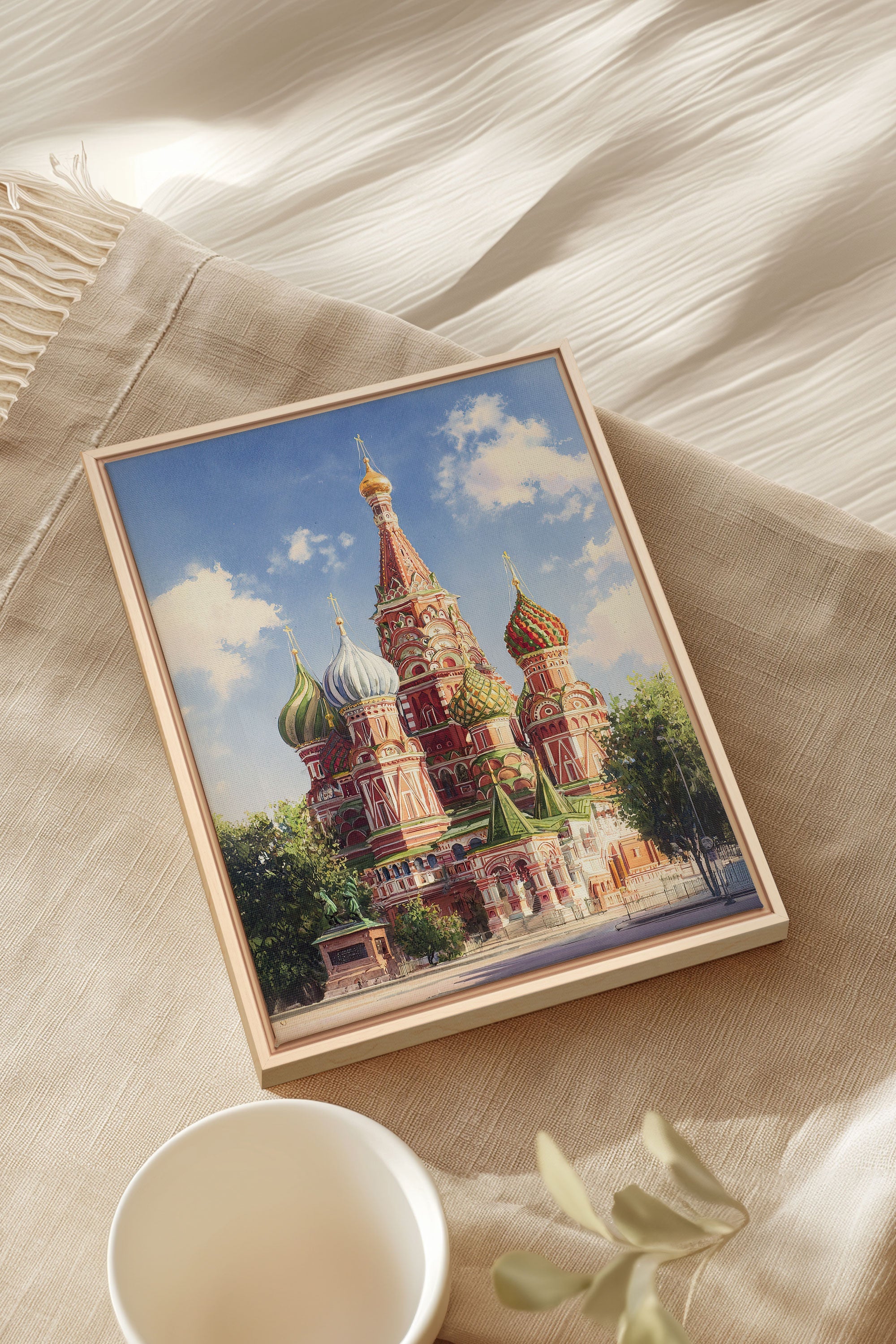 MOSCOW HUES Art Canvas - Oeuvre sur toile étirée