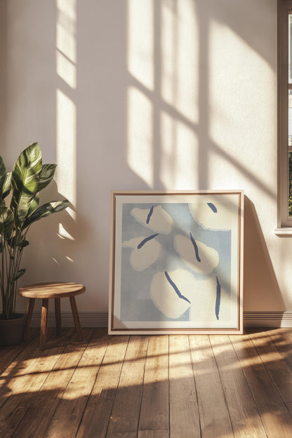 COTON MARINE - Décoration murale élégante sur toile étirée - Shopthatapp.ca