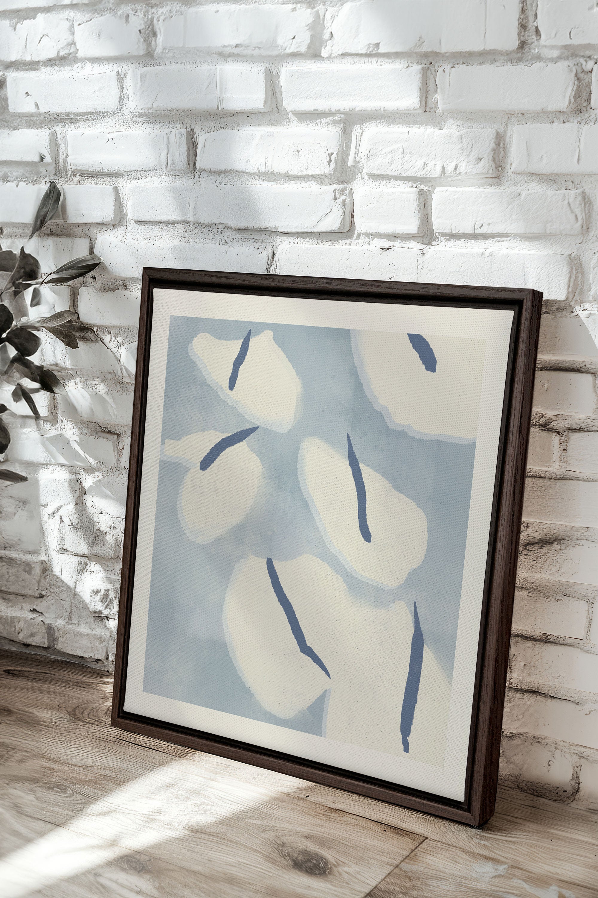 COTON MARINE - Décoration murale élégante sur toile étirée