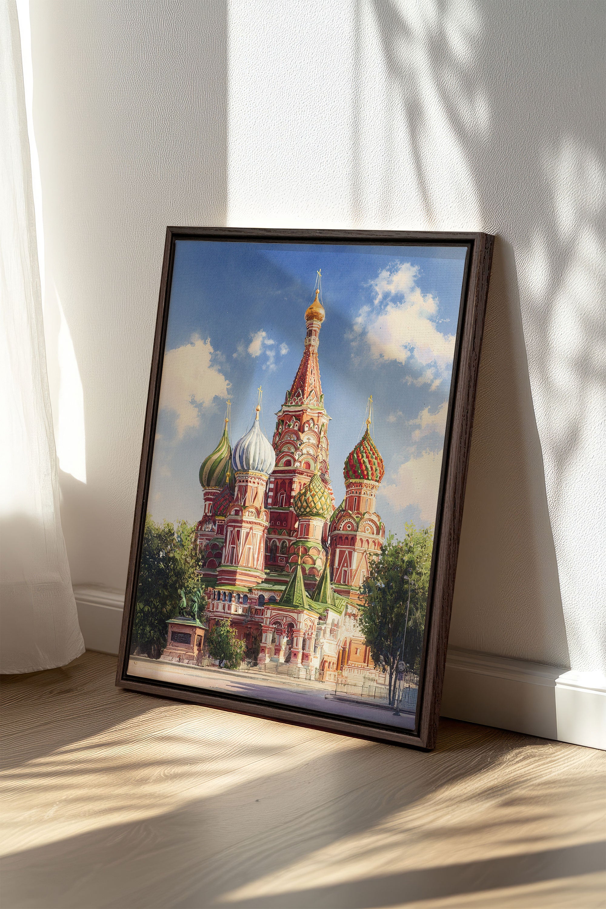 MOSCOW HUES Art Canvas - Oeuvre sur toile étirée