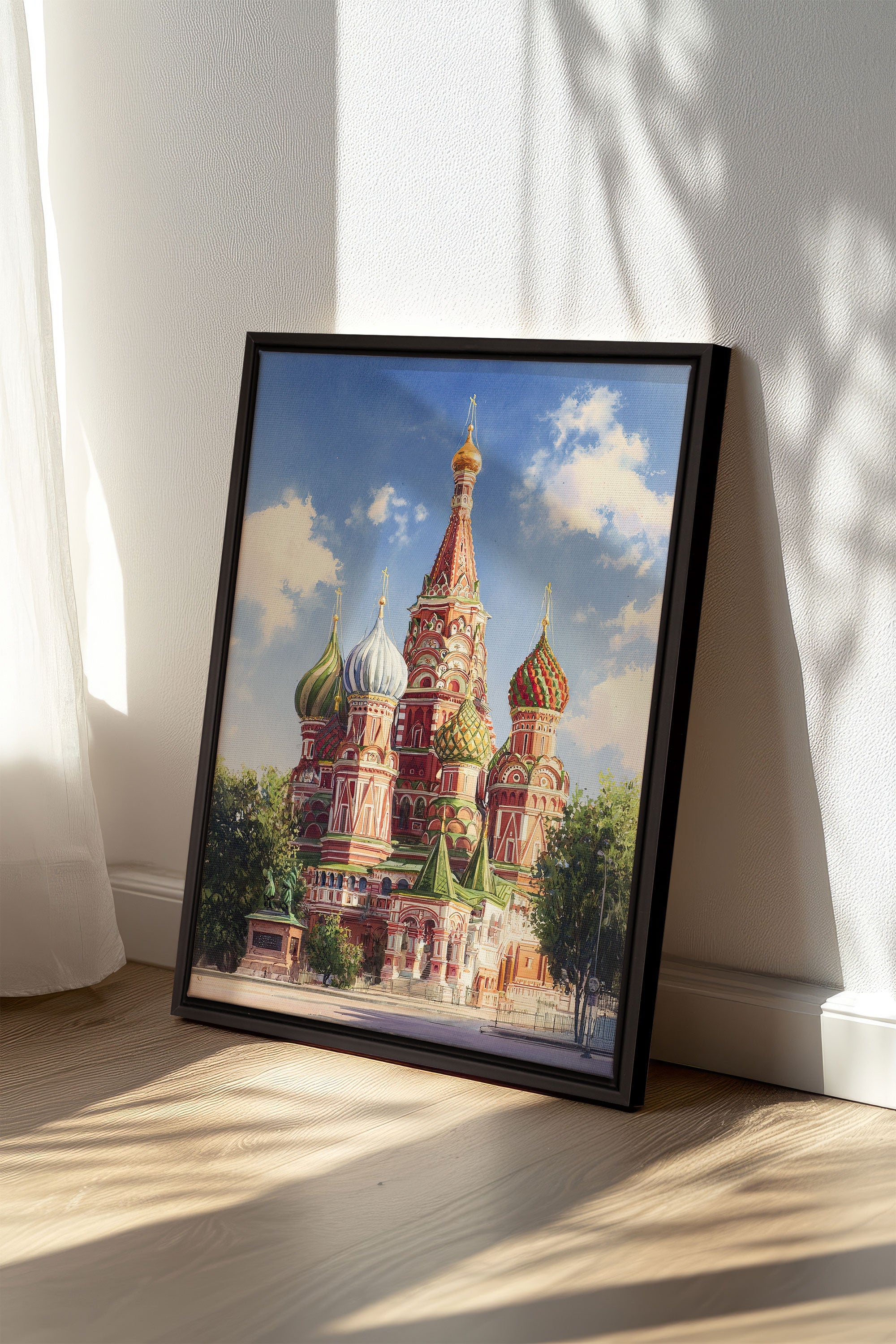 MOSCOW HUES Art Canvas - Oeuvre sur toile étirée