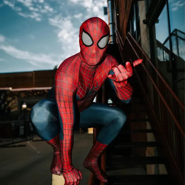 Super Hero Amazing Spider Cosplay Full Bodysuit Halloween Costume Zentai - Shopthatapp.ca