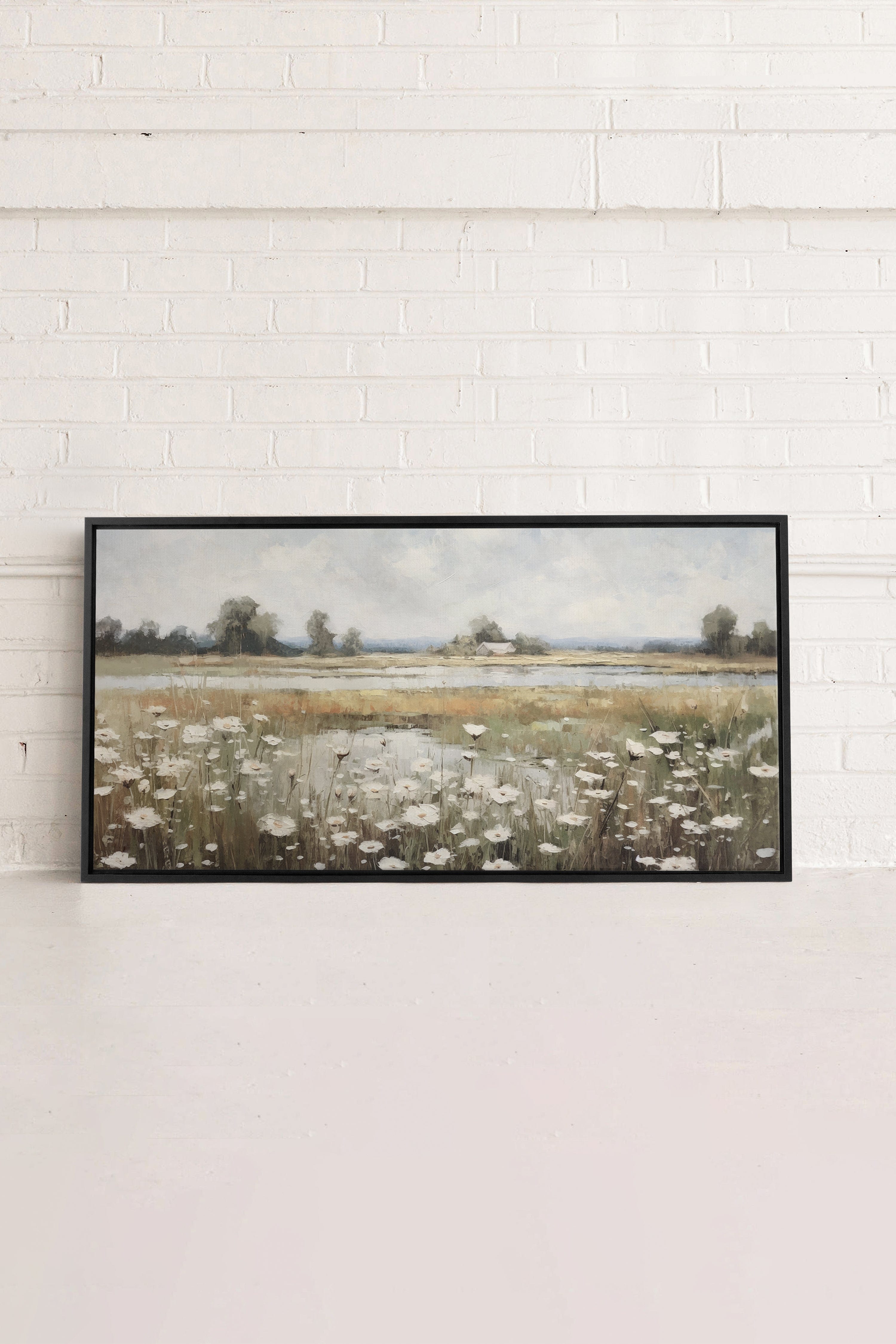 Delicate Blooms Canvas Art - Oeuvre sur toile étirée