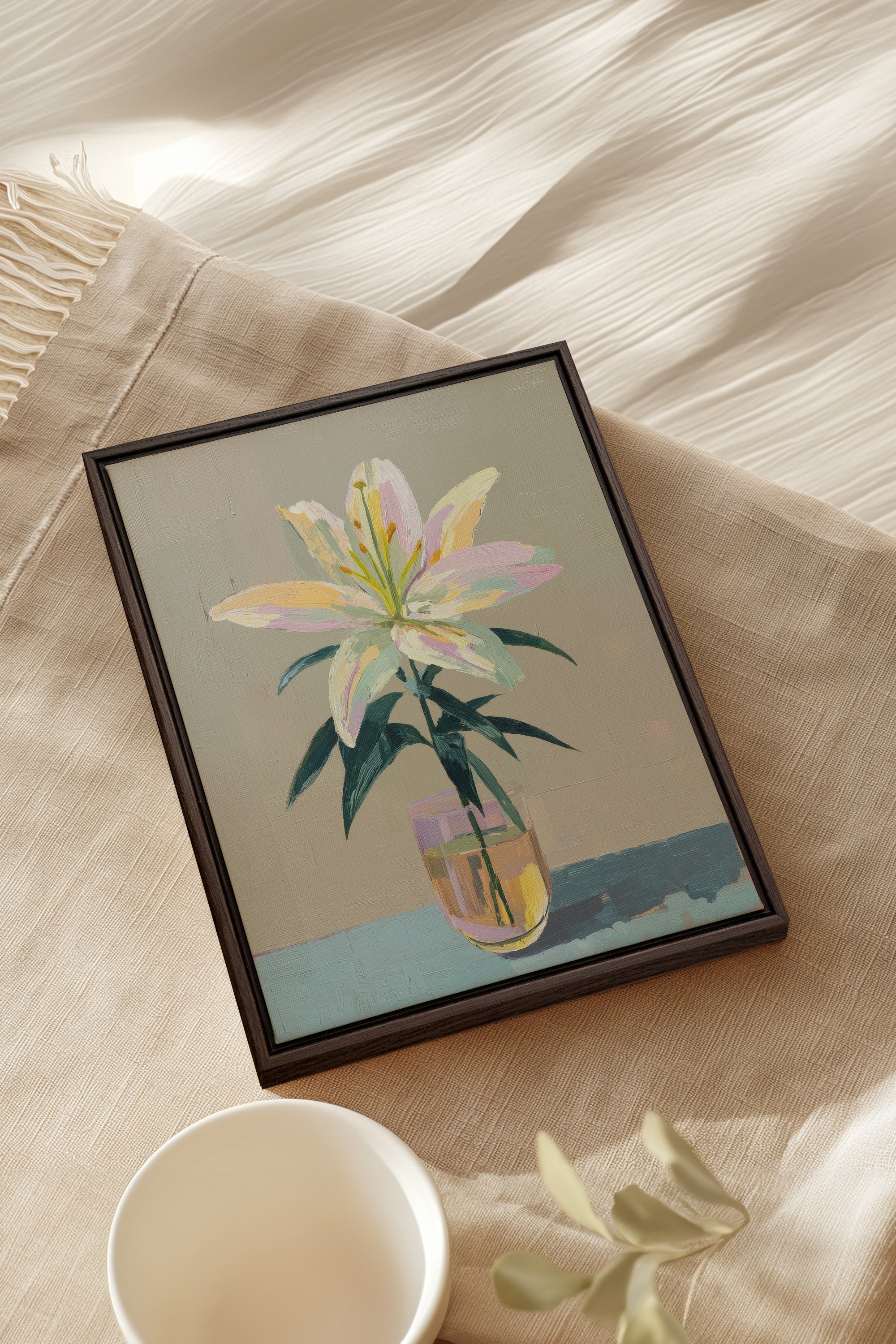 Eternal Lily Canvas Art - Oeuvre sur toile étirée