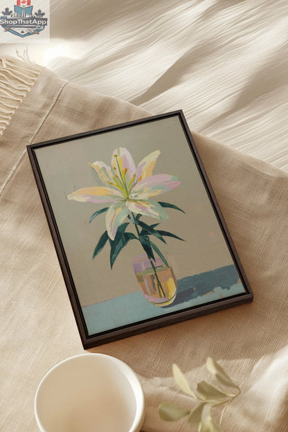Eternal Lily Canvas Art - Oeuvre sur toile étirée - Shopthatapp.ca