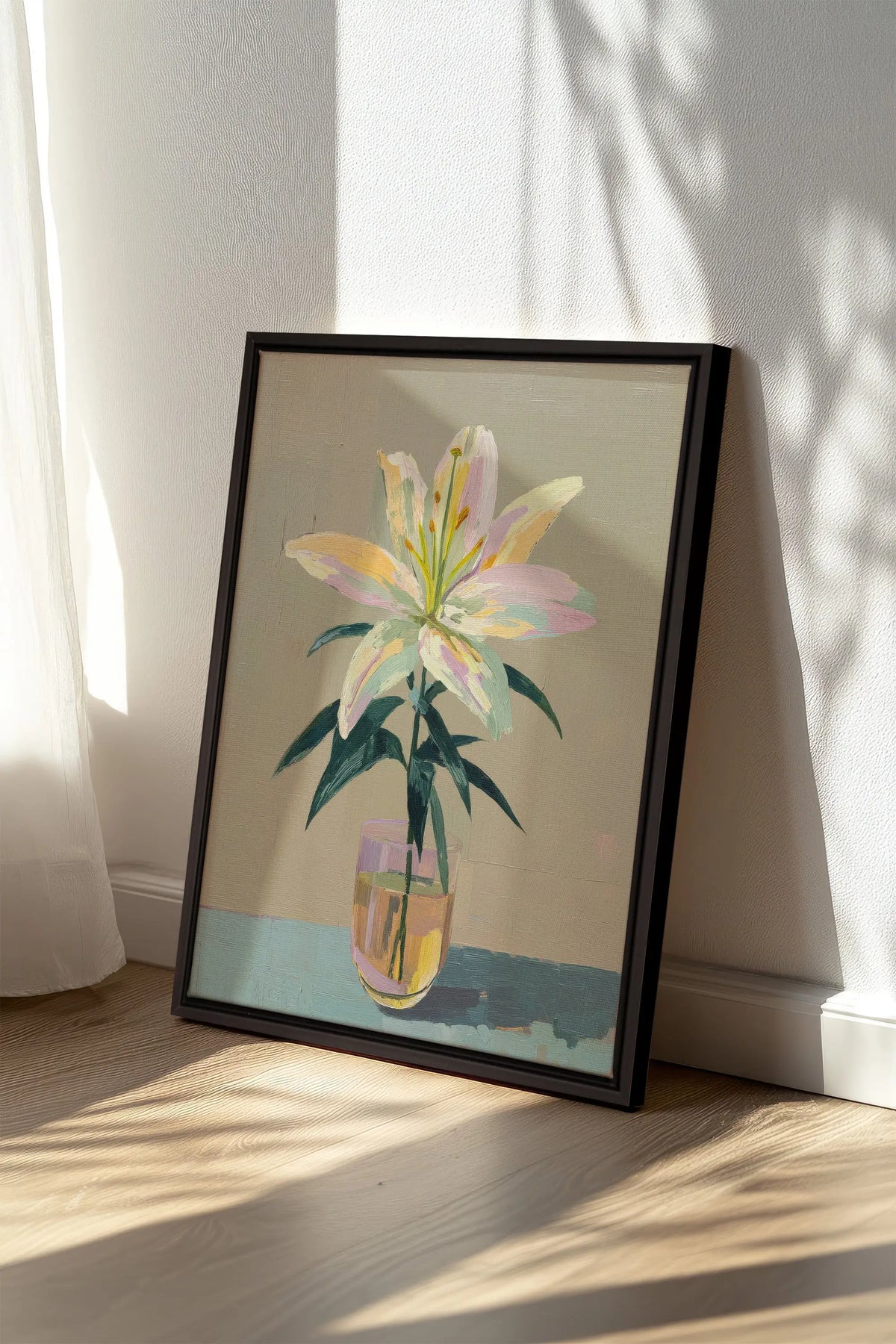 Eternal Lily Canvas Art - Oeuvre sur toile étirée - Shopthatapp.ca