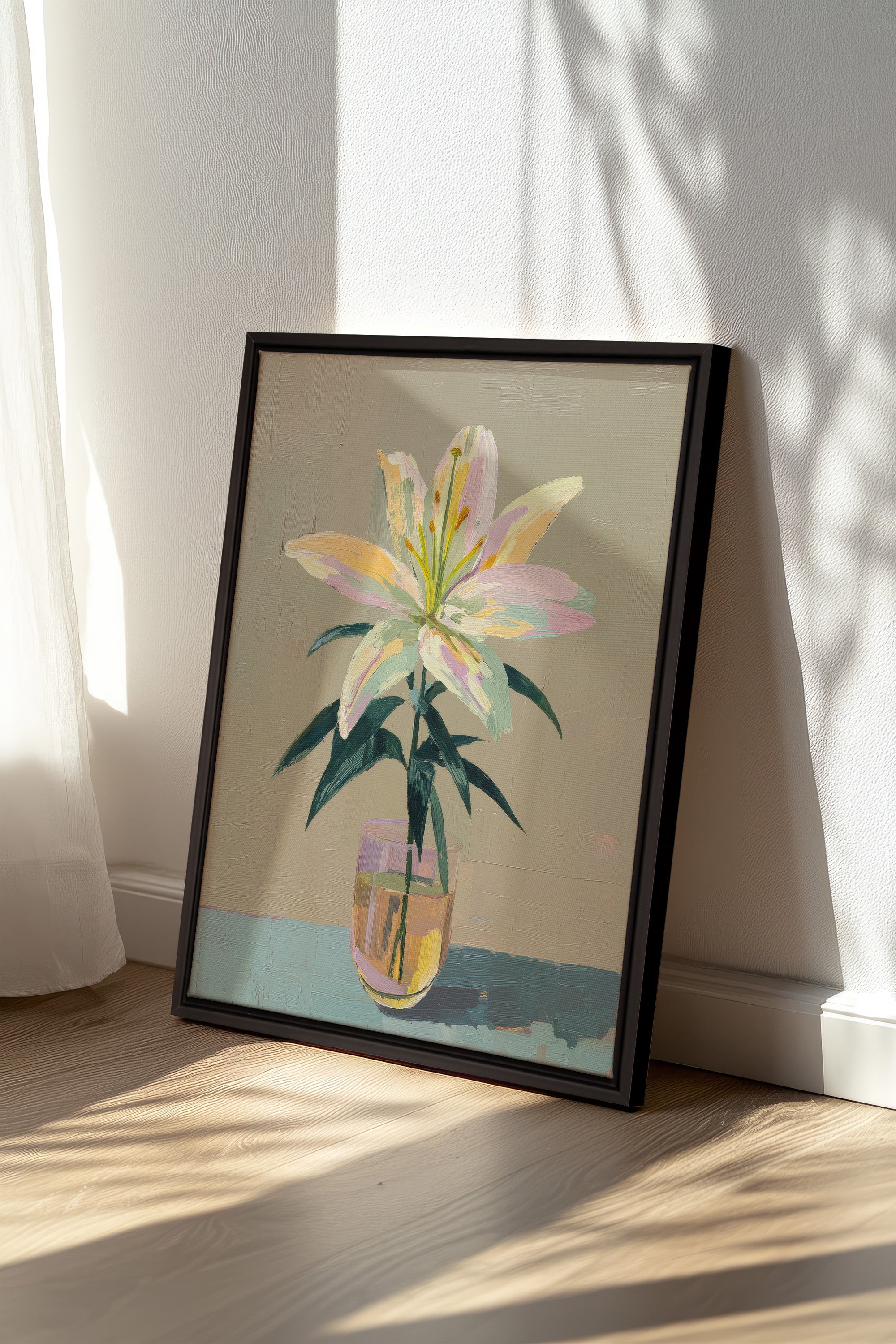 Eternal Lily Canvas Art - Oeuvre sur toile étirée