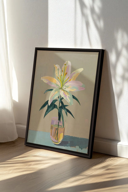 Eternal Lily Canvas Art - Oeuvre sur toile étirée - Shopthatapp.ca