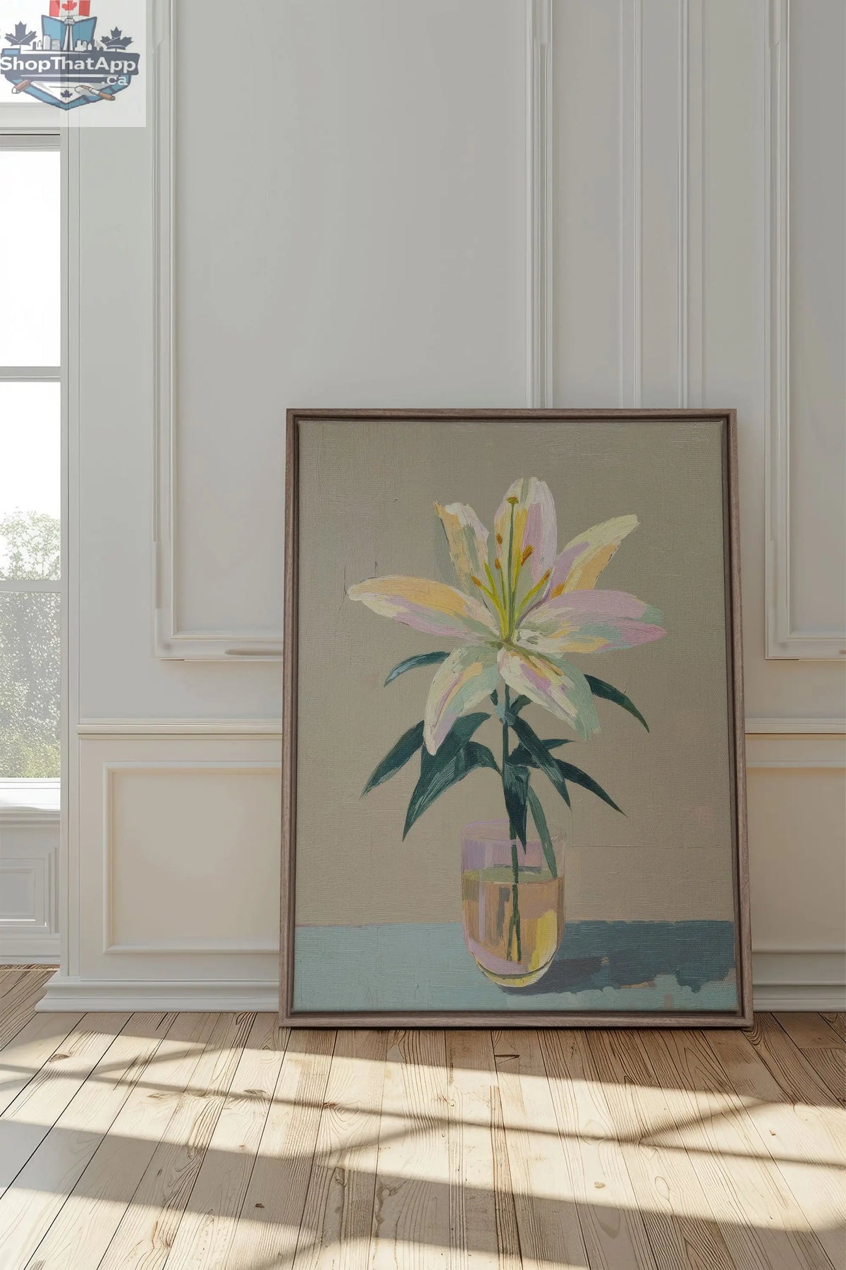 Eternal Lily Canvas Art - Oeuvre sur toile étirée - Shopthatapp.ca