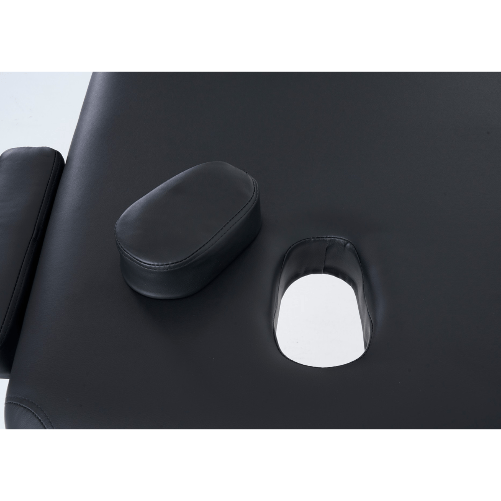 4" thick 2 Section Wooden Greenlife® master Portable Massage Table Black / Cream - MTW121 - Www.Shopthatapp.ca