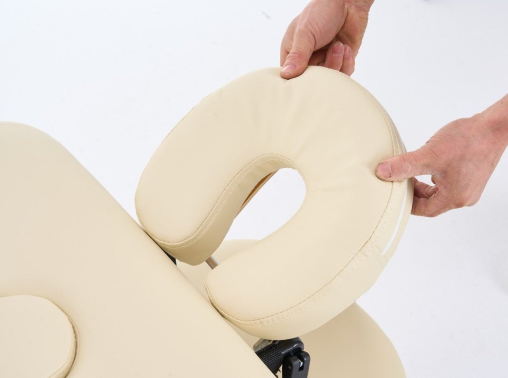5'' 2 Section wooden Greenlife ® Portable Massage Table Black / Cream - Www.Shopthatapp.ca