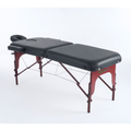 5'' 2 Section wooden Greenlife ® Portable Massage Table Black / Cream - Www.Shopthatapp.ca