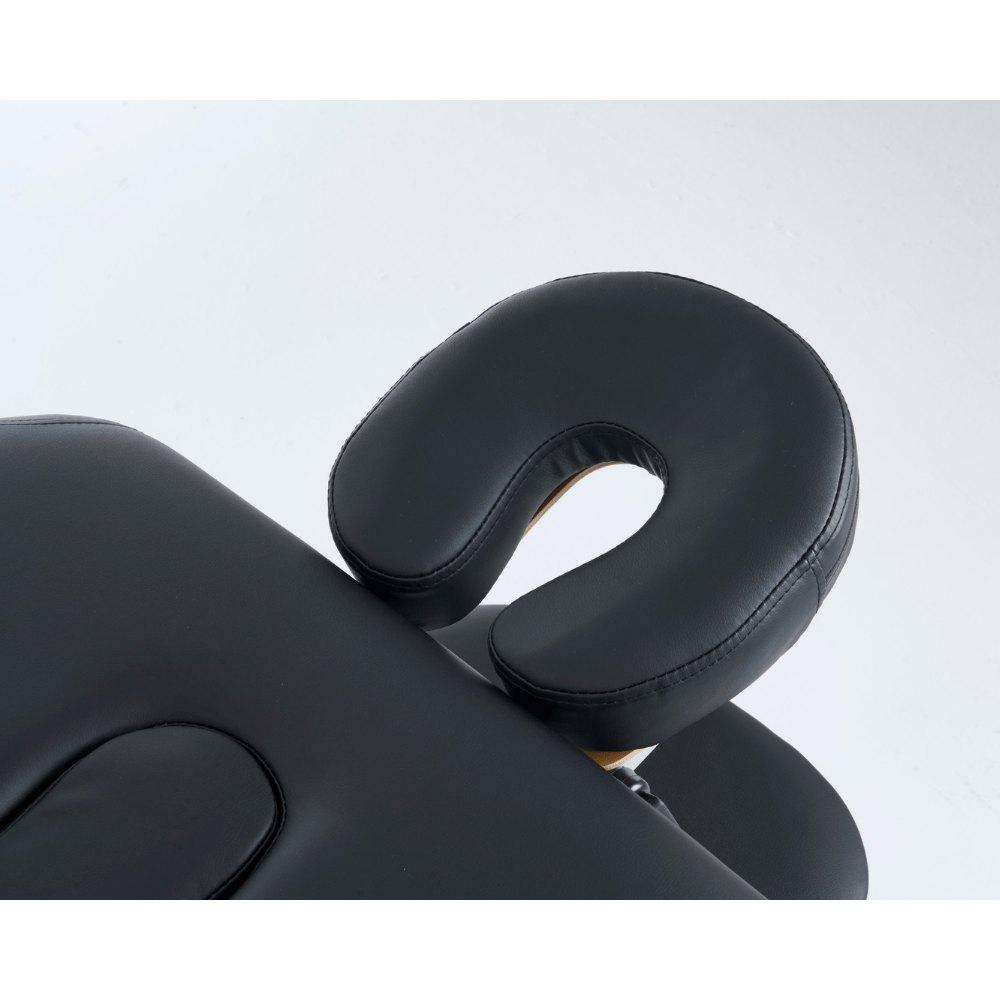 5'' 2 Section wooden Greenlife ® Portable Massage Table Black / Cream - Www.Shopthatapp.ca