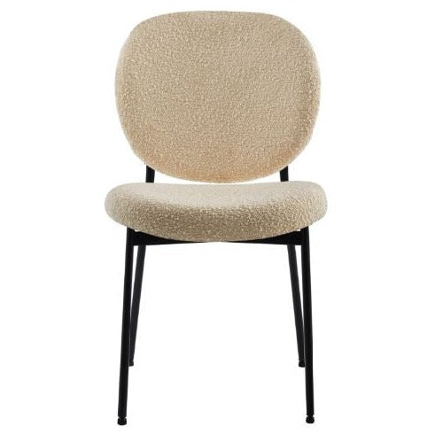 Sashi Dining Chair - Linen Boucle' - Www.Shopthatapp.ca