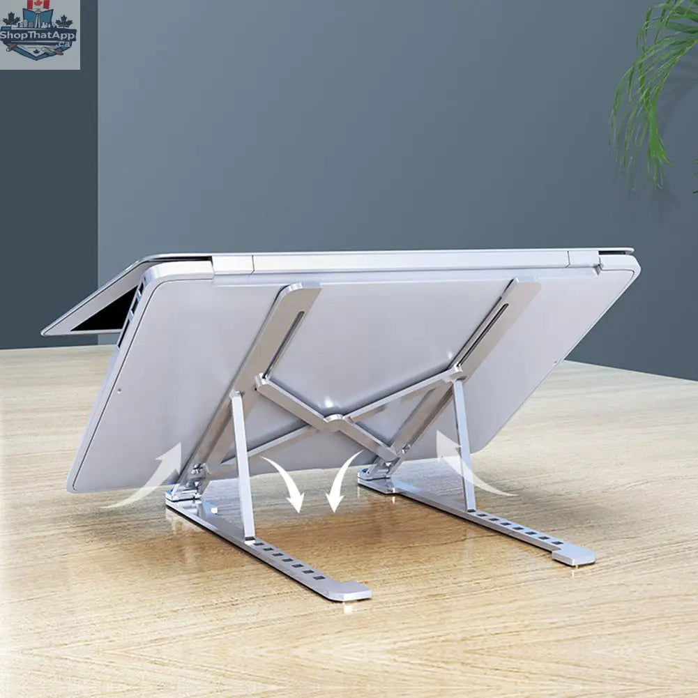 Laptop stand portable aluminum alloy - Shopthatapp.ca